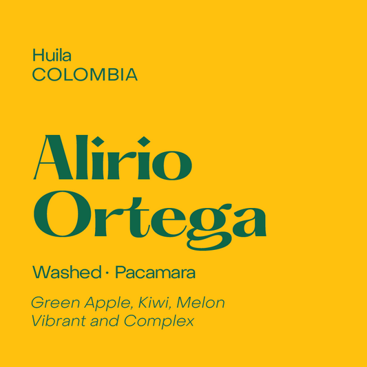 Alirio Muñoz Ortega, Washed Pacamara